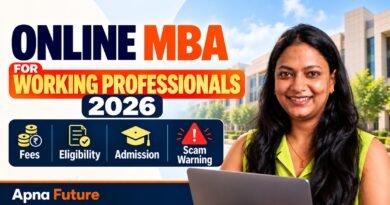 Online MBA for Working Professionals 2026: fees, eligibility, admission and scam warning